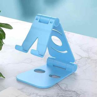 Folding Portable Phone Holder Desktop Lazy Phone Tablet Holder(Blue)