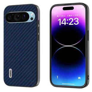 For Google Pixel 9 ABEEL Carbon Fiber Texture Protective Phone Case(Dark Blue)