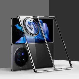 For vivo X Fold3 6D Electroplating PC Shockproof Phone Case(Black)