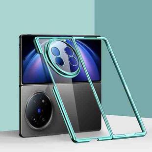 For vivo X Fold5 6D Electroplating PC Shockproof Phone Case(Green)