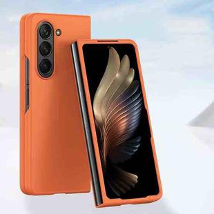 For Samsung Galaxy Z Fold6 Skin Feel PC Full Coverage Shockproof Phone Case(Orange)