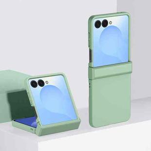 For Samsung Galaxy Z Flip7 3 Parts Skin Feel PC Full Coverage Shockproof Phone Case(Mint Green)