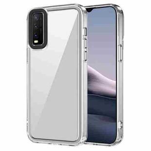 For vivo Y20/Y20i/Y20s/Y12s 2021/Y20a Transparent Acrylic + TPU Shockproof Phone Case(Transparent)