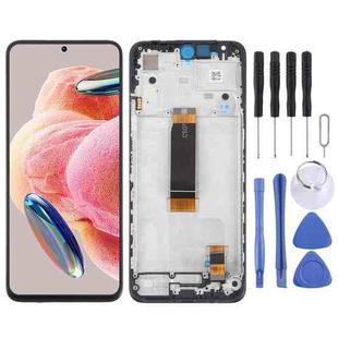 For Xiaomi Redmi 12 4G Original IPS Material LCD Screen Digitizer Full Assembly with Frame