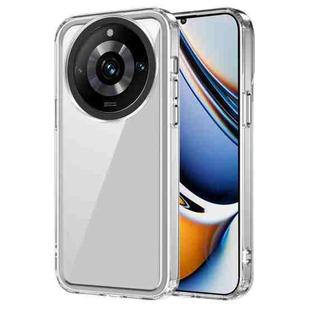 For Realme 11 Pro/11 Pro+ Transparent Acrylic + TPU Shockproof Phone Case(Transparent)