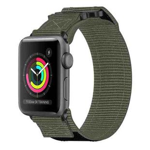 For Apple Watch 42mm Nylon Hook And Loop Fastener Watch Band(Grey)