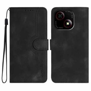 For ZTE Blade A35e 4G Heart Pattern Skin Feel Leather Phone Case(Black)