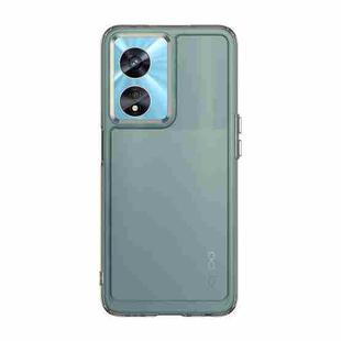 For OPPO A57 5G Candy Series TPU Phone Case(Transparent Grey)