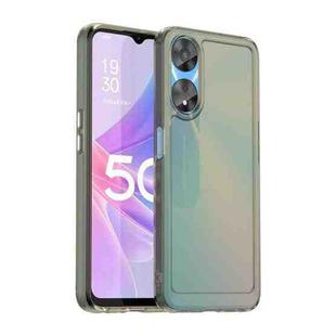 For OPPO A78 5G Candy Series TPU Phone Case(Transparent Grey)