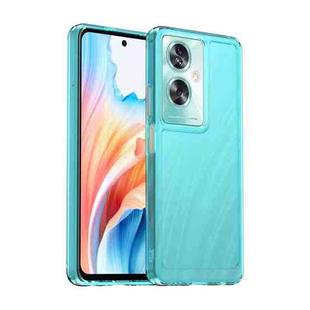 For OPPO A2 5G Candy Series TPU Phone Case(Transparent Blue)