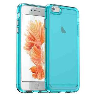 For iPhone 6s Plus Candy Series TPU Phone Case(Transparent Blue)