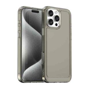 For iPhone 16 Pro Max Candy Series TPU Phone Case(Transparent Grey)