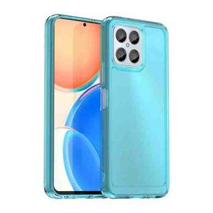 For Honor 70 Lite Candy Series TPU Phone Case(Transparent Blue)