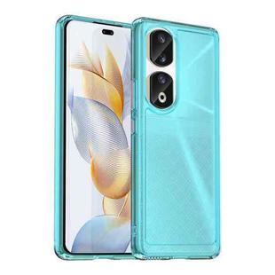 For Honor 90 Pro Candy Series TPU Phone Case(Transparent Blue)