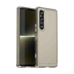 For Sony Xperia 1 VI Candy Series TPU Phone Case(Transparent Grey)