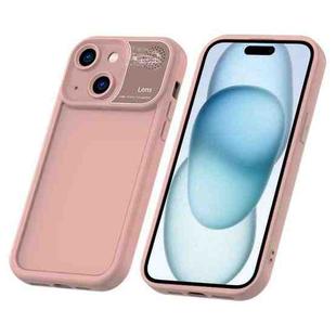 For iPhone 15 Plus Aromatherapy Liquid Silicone Phone Case(Pink)