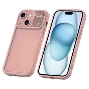 For iPhone 15 Aromatherapy Liquid Silicone Phone Case(Pink)