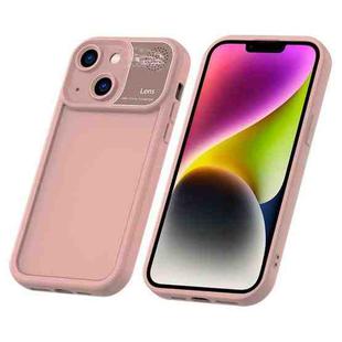For iPhone 14 Plus Aromatherapy Liquid Silicone Phone Case(Pink)