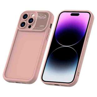 For iPhone 14 Pro Max Aromatherapy Liquid Silicone Phone Case(Pink)