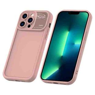 For iPhone 13 Pro Max Aromatherapy Liquid Silicone Phone Case(Pink)