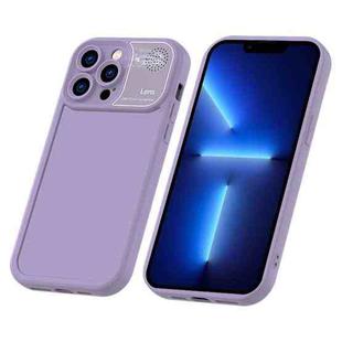 For iPhone 13 Pro Aromatherapy Liquid Silicone Phone Case(Purple)