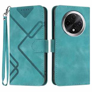 For Xiaomi Redmi A3 Pro Line Pattern Skin Feel Leather Phone Case(Light Blue)