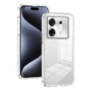 For Infinix Zero 30 5G 2.5mm Anti-slip Clear Acrylic Hybrid TPU Phone Case(Transparent)