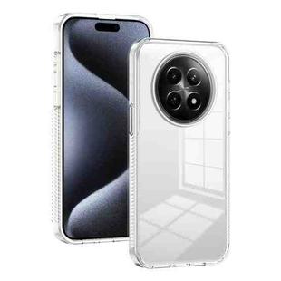 For Realme 12 5G 2.5mm Anti-slip Clear Acrylic Hybrid TPU Phone Case(Transparent)