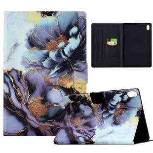 For iPad mini 6 Voltage Painted Smart Leather Tablet Case(Peony)