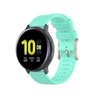 For Galaxy Watch Active 3 / Active 2 / Active / Galaxy Watch 3 41mm / Galaxy Watch 42mm 20mm Dot Texture Watch Band(Mint Green)
