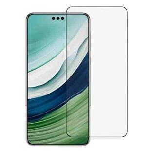 For Huawei Mate 60 Pro Full Glue 9H HD 3D Curved Edge Tempered Glass Film(Black)