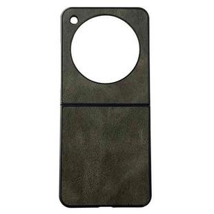 For ZTE nubia Flip Crazy Horse Texture Shockproof Protective Phone Case(Green)