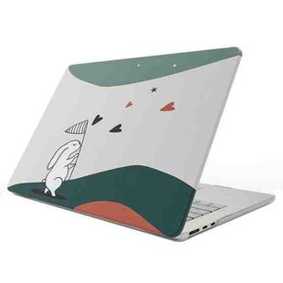 For MacBook Air 13.3 A1466 / A1369 UV Printed Pattern Laptop Frosted Protective Case(DDC-114)