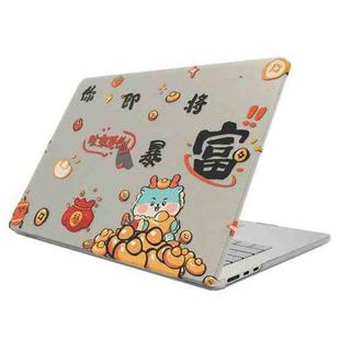 For MacBook Air 13.3 A1932 / A2179 / A2337 UV Printed Pattern Laptop Frosted Protective Case(DDC-1689)