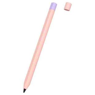 For Xiaomi Focus Pen III Stylus Pen Contrast Color Silicone Protective Case(Pink)