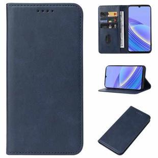 For TCL 40 SE Magnetic Closure Leather Phone Case(Blue)