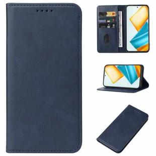 For Honor 90 GT Magnetic Closure Leather Phone Case(Blue)