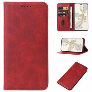 For Honor 100 Pro Magnetic Closure Leather Phone Case(Red)