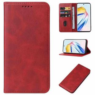 For Honor X9b / Magic6 Lite 5G Magnetic Closure Leather Phone Case(Red)