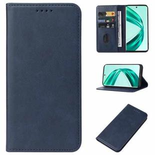 For Honor X50 Pro Magnetic Closure Leather Phone Case(Blue)