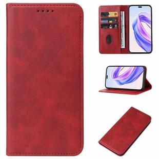 For Honor X50i+ Magnetic Closure Leather Phone Case(Red)