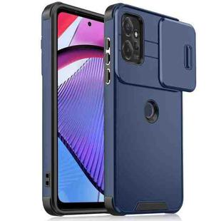 For Motorola Moto G Power 5G 2023 Sliding Camshield TPU + PC Phone Case(Blue)