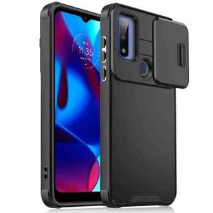 For Motorola Moto G Pure/G Power 2022 Sliding Camshield TPU + PC Phone Case(Black)