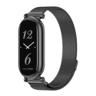 For Xiaomi Mi Band 8 / 9 / 9 NFC Mijobs GT4 Milan Magnetic Metal Watch Band(Black)