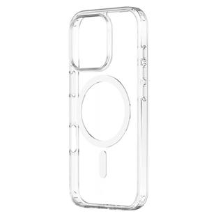 For iPhone 16 Pro Max ZGA Magsafe Clear PC Hybrid TPU Phone Case(Transparent)