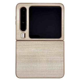 For Huawei Pura X Illusory Color Leather Texture PC Phone Case(Coffee)