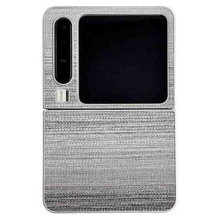 For Huawei Pura X Illusory Color Leather Texture PC Phone Case(Blue)
