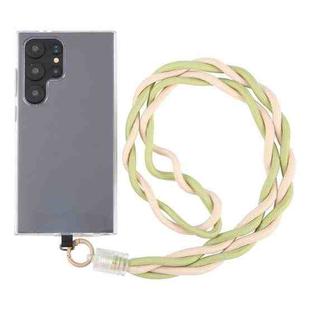 Universal Mobile Phone Anti-lost Twists Long Lanyard(Khaki Green)