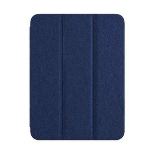 For iPad Air 10.9 2022 / 2020 ZGA Tri-Fold Voltage Smart Leather Tablet Case(Blue)