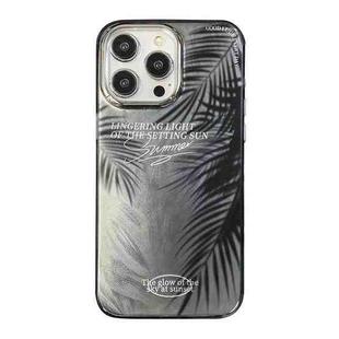 For iPhone 15 Pro Max Illustration Pattern Radiation Design Full Coverage Shockproof Phone Case(Frond)